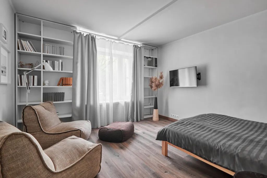 1-комн. квартира, 34 м2, 1/9 этаж
